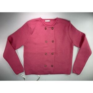Vita Grace Pink Double Breasted Cardigan One Size New